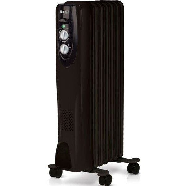Масляный радиатор Ballu Classic BOH/CL-07BRN 1500 Black - НС-1050895