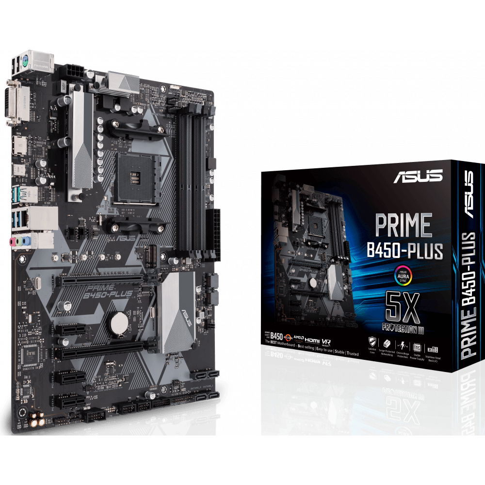 Материнская плата ASUS PRIME B450-PLUS - фото 5