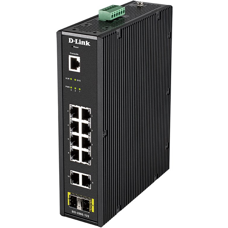 Коммутатор (свитч) D-Link DIS-200G-12S