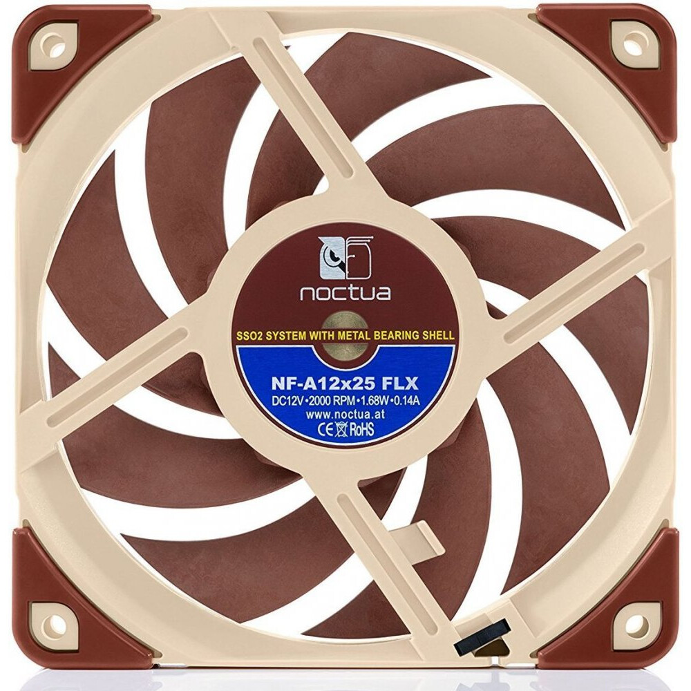Вентилятор для корпуса Noctua NF-A12X25 FLX - NF-A12X25-FLX - фото 4