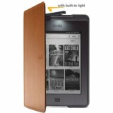 Обложка Amazon Kindle Lighted Leather Cover Saddle Tan