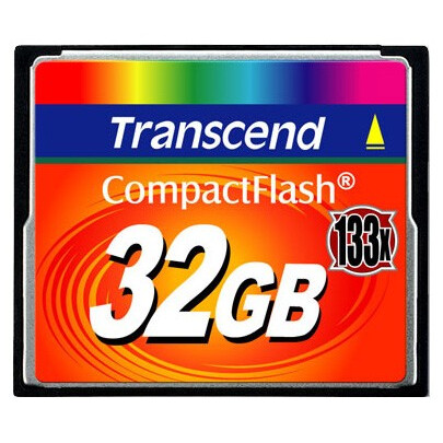 Карта памяти 32GB Compact Flash Transcend 133x (TS32GCF133)