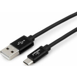 Кабель USB A (M) - microUSB B (M), 1м, Gembird CC-S-mUSB01Bk-1M