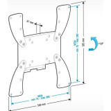 Кронштейн Holder LCDS-5058 Black