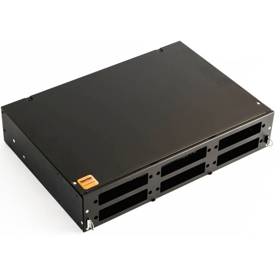 Оптический бокс Hyperline FO-19V-2U-6xSLT-W130H30-48UN-BK - фото 5