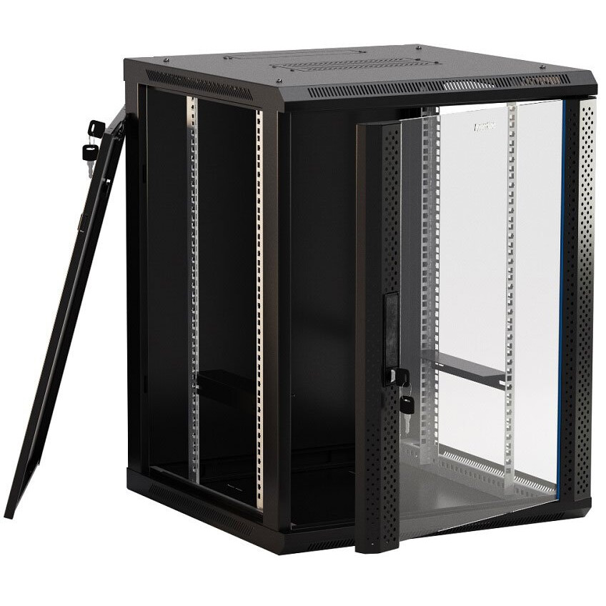 Шкаф Hyperline TWB-FC-1566-GP-RAL9004 - фото 3