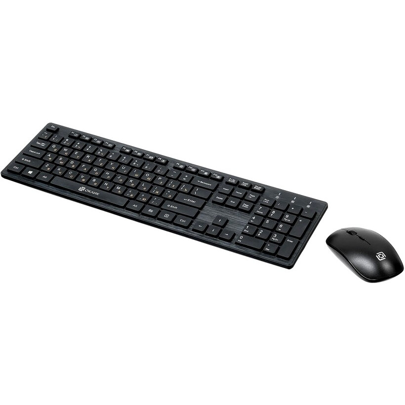 Клавиатура + мышь Oklick 240M Black - фото 2