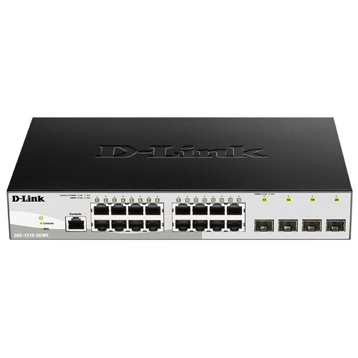 Коммутатор (свитч) D-Link DGS-1210-20/ME/B1