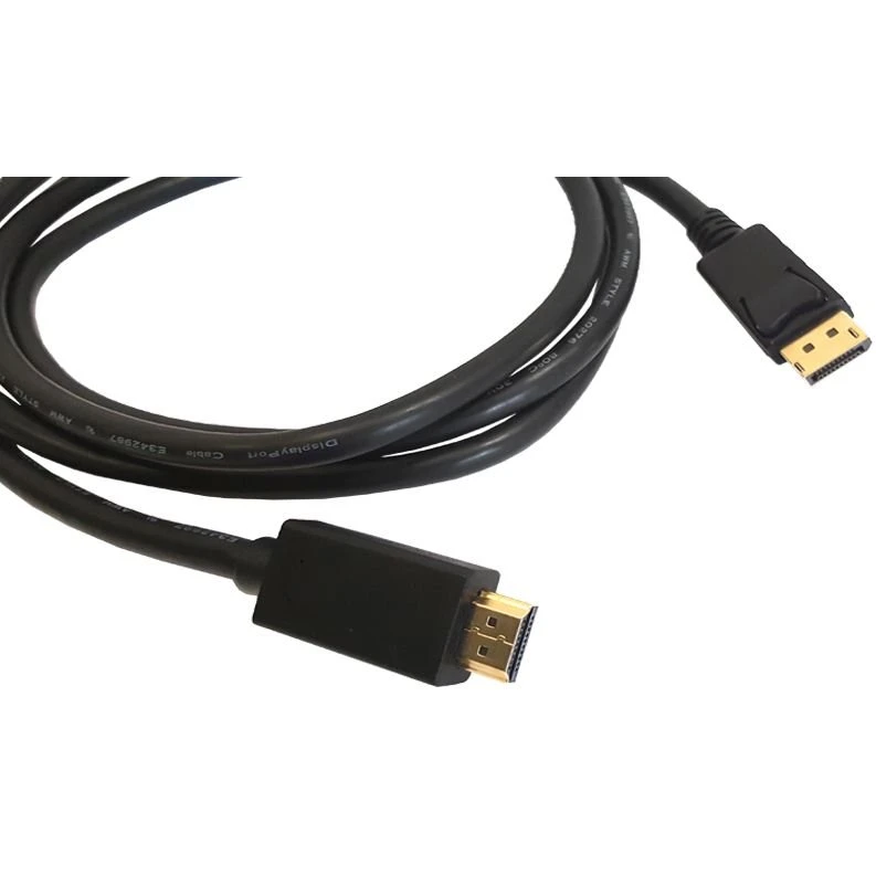 Кабель DisplayPort (M) - HDMI (M), 0.9м, Kramer C-DPM/HM-3