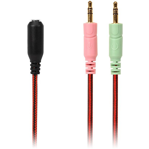 Гарнитура Sven AP-G988MV Black/Red - фото 5