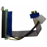 Переходник PCI-E x1 - PCI-E x16, 0.15м, Espada EPCIEX1-16pw