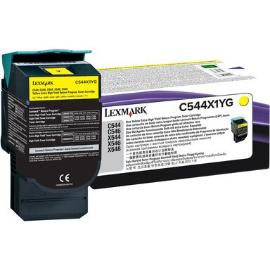 Картридж Lexmark C544X1YG Yellow