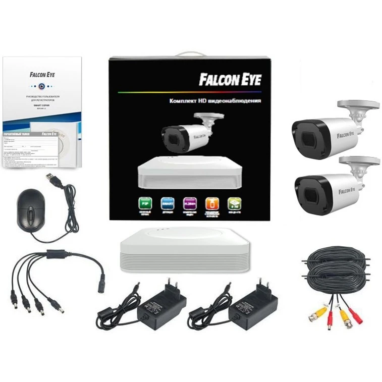 Система видеонаблюдения Falcon Eye FE-104MHD KIT Light Smart - 00-00109381 - фото 2
