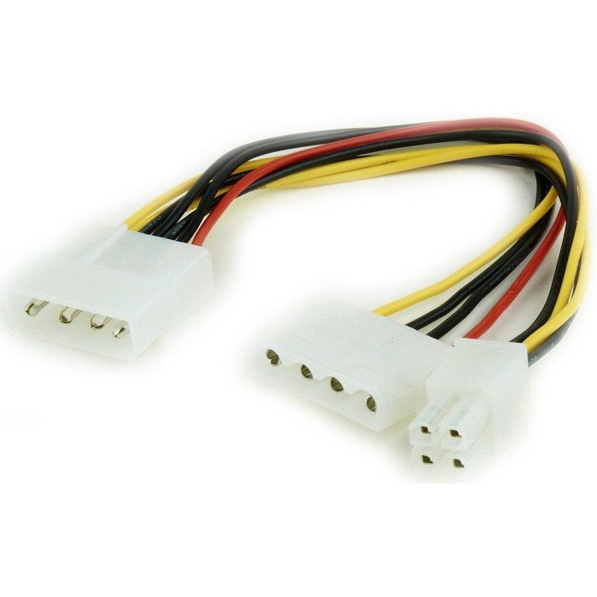 Переходник Molex - Molex + 4-pin, Cablexpert CC-PSU-4