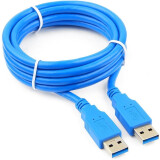 Кабель USB A (M) - USB A (M), 1.8м, Gembird CCP-USB3-AMAM-6