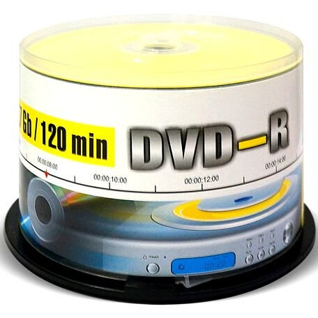 Диск DVD-R Mirex 4.7Gb 16x Cake Box (50 шт.) (202424)