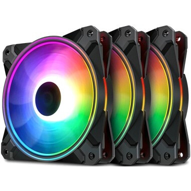 Вентилятор для корпуса DeepCool CF120 Plus 3 in 1 RGB - DP-F12-AR-CF120P-3P