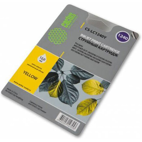 Картридж Cactus CS-LC1240Y Yellow