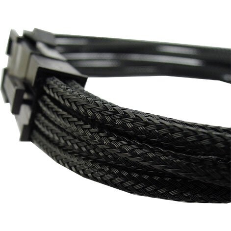 Кабель удлинительный PCI-E 8-pin - PCI-E 6+2-pin, 0.3м, GELID CA-8P-05 Black - фото 2