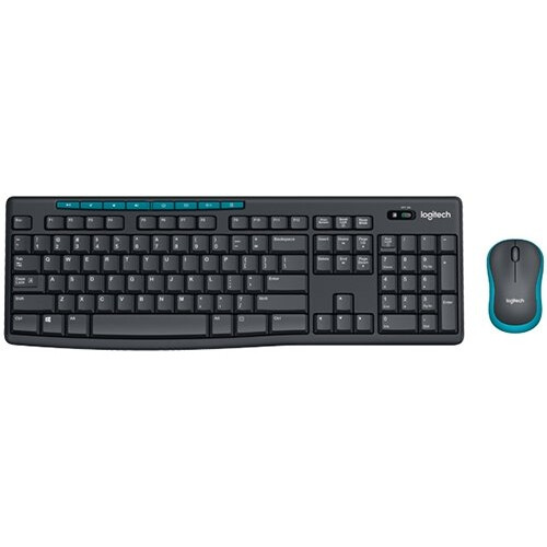 Клавиатура + мышь Logitech Wireless Combo MK275 Black (920-008535/920-007721)