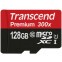 Карта памяти 128Gb MicroSD Transcend + SD адаптер (TS128GUSDU1) - фото 2