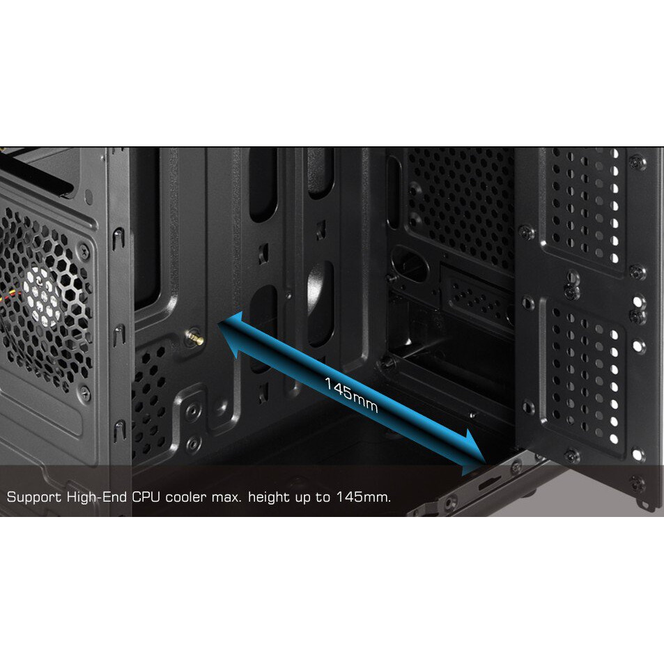 Корпус AeroCool QS-180 Black - EN52919 - фото 7