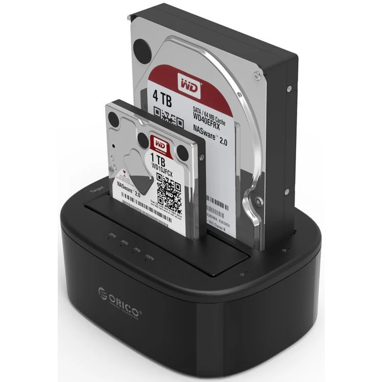 Док-станция для HDD Orico 6228US3-C Black - 6228US3-C-BK - фото 2