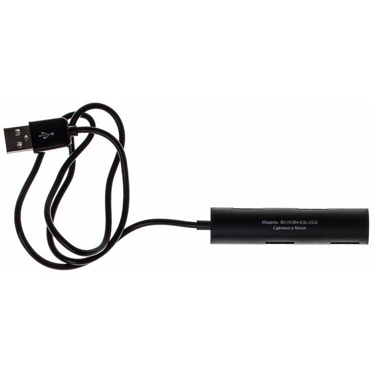 USB-концентратор Buro BU-HUB4-0.5R-U2.0 - фото 2