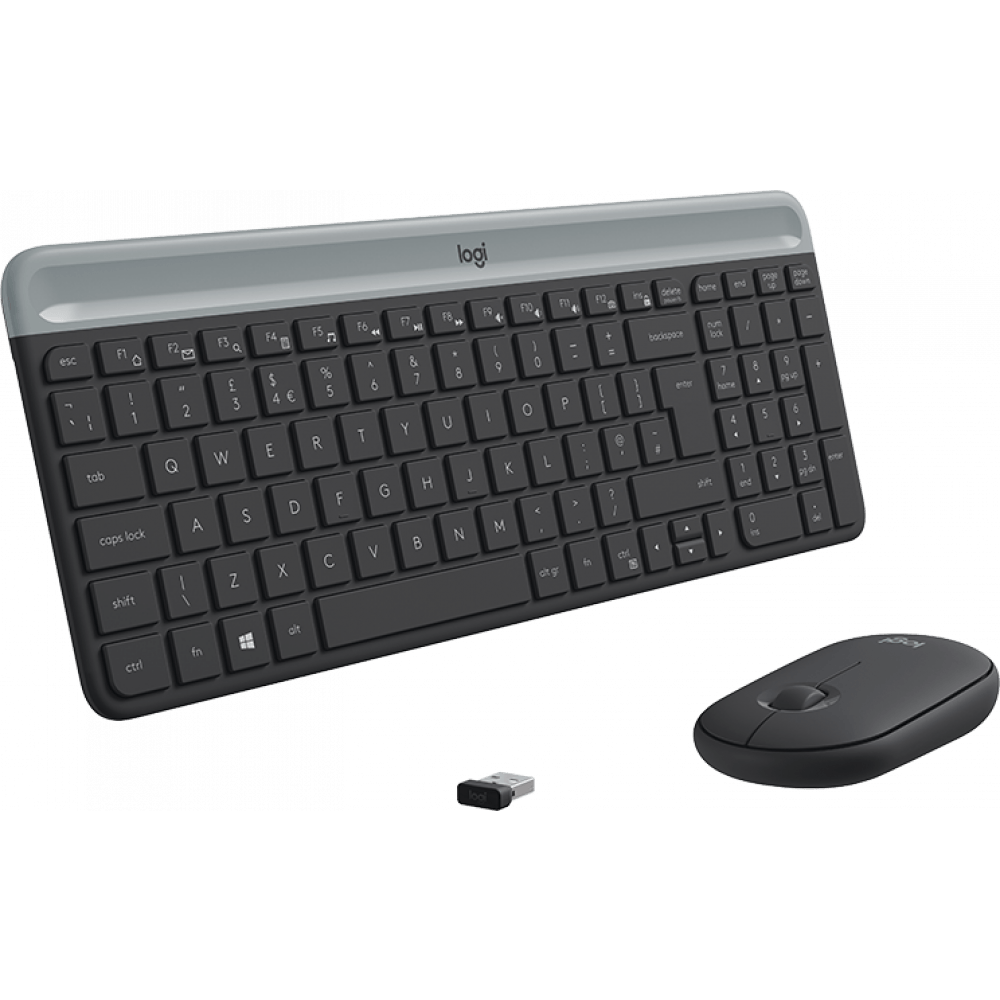 Клавиатура + мышь Logitech MK470 Slim Wireless Combo Graphite (920-009206) - фото 3