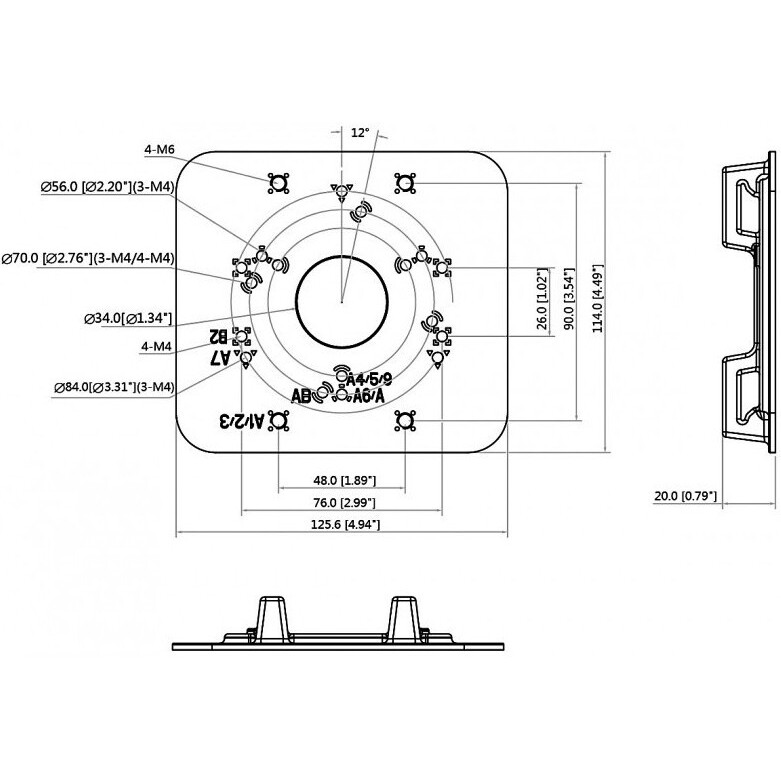 Крепление на столб Dahua DH-PFA152-E - фото 4