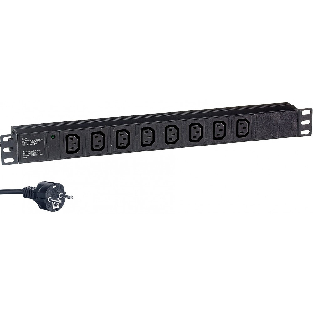 Блок розеток ExeGate PDU-19H809 Al-8C13-EU2.5