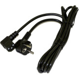 Кабель питания Schuko - C13, 1м, Hyperline PWC-IEC13A-SHM-1.0-BK