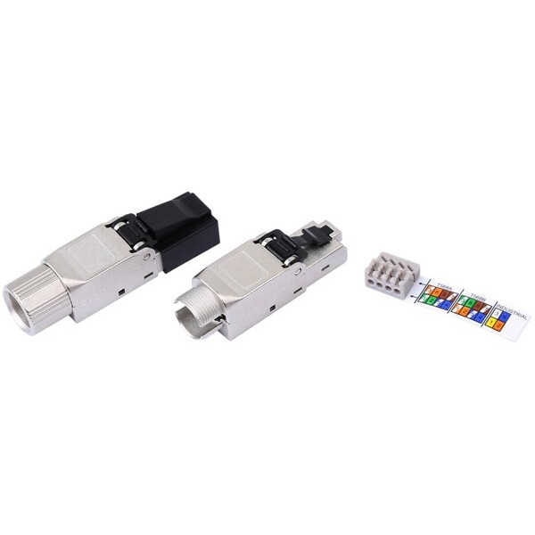 Коннектор RJ-45 Hyperline PLUD-8P8C-S-C6A-SH