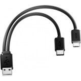 Переходник USB - microUSB/USB Type-C, Greenconnect GCR-51650