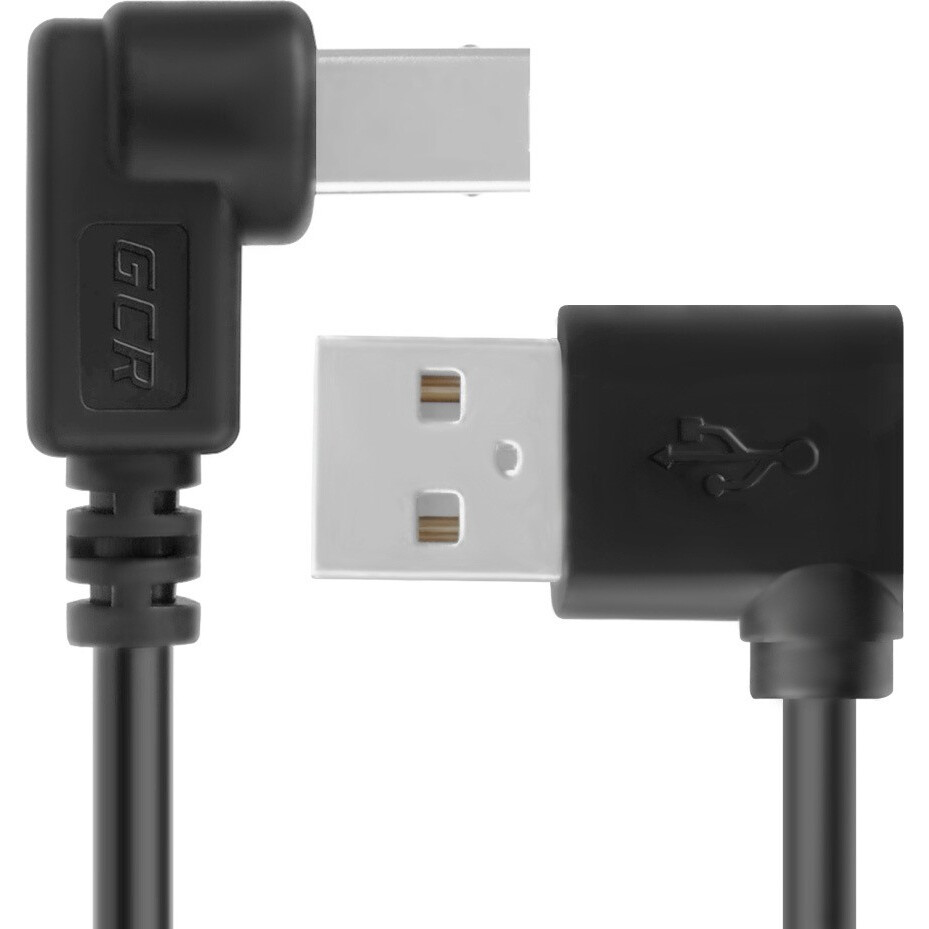 Кабель USB A (M) - USB B (M), 0.5м, Greenconnect GCR-AUPC5AM-BB2S-0.5m - фото 2
