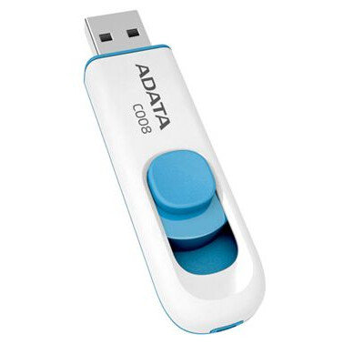 USB Flash накопитель 64GB ADATA C008 White