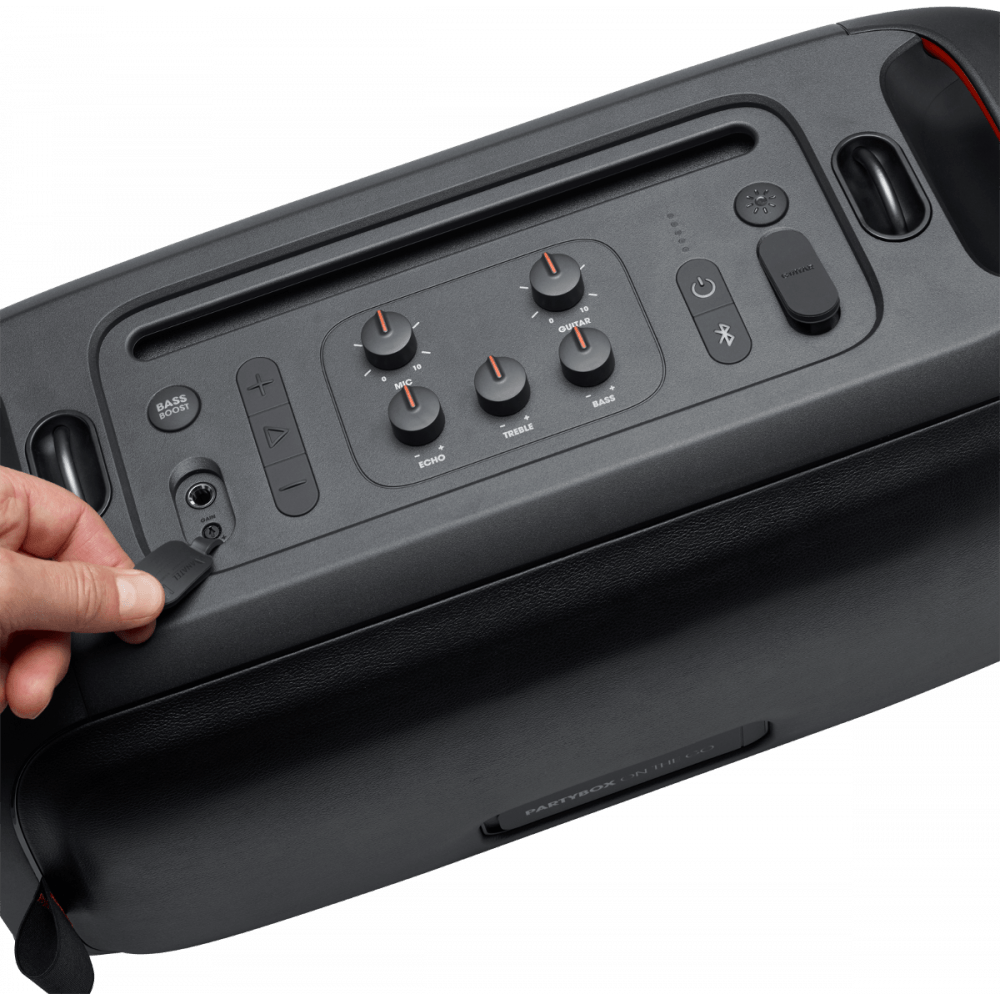 Портативная акустика JBL PartyBox On-The-Go Black - JBLPARTYBOXGO/JBLPARTYBOXOTG/JBLPARTYBOXGOBCN - фото 9