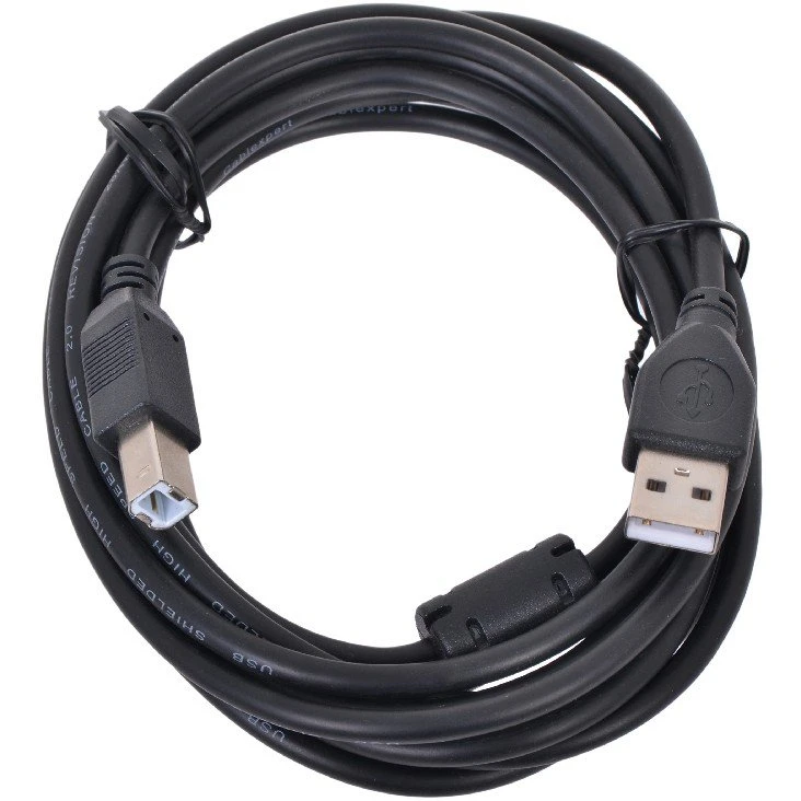 Кабель USB A (M) - USB B (M), 3м, Gembird CCF-USB2-AMBM-10