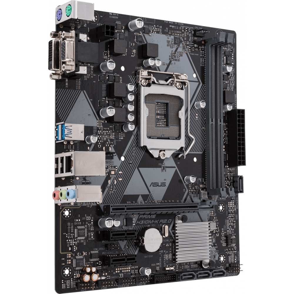 Материнская плата ASUS PRIME H310M-K R2.0 - фото 2