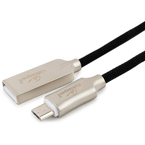 Кабель USB A (M) - microUSB B (M), 1.8м, Cablexpert CC-P-mUSB02Bk-1.8M