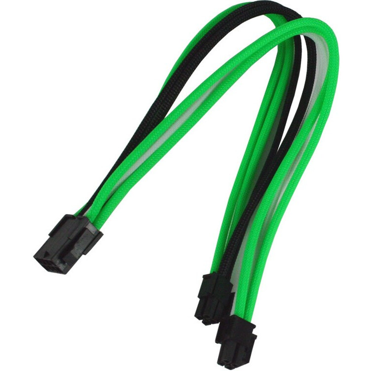 Кабель удлинительный 8-pin EPS - 4+4-pin EPS, 0.3м, Nanoxia NX8PV3EGWS