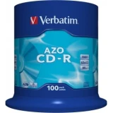Диск CD-R Verbatim 700Mb 52x Cake Box (100 шт.) (43430)