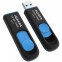 USB Flash накопитель 64Gb ADATA UV128 Black/Blue - AUV128-64G-RBE