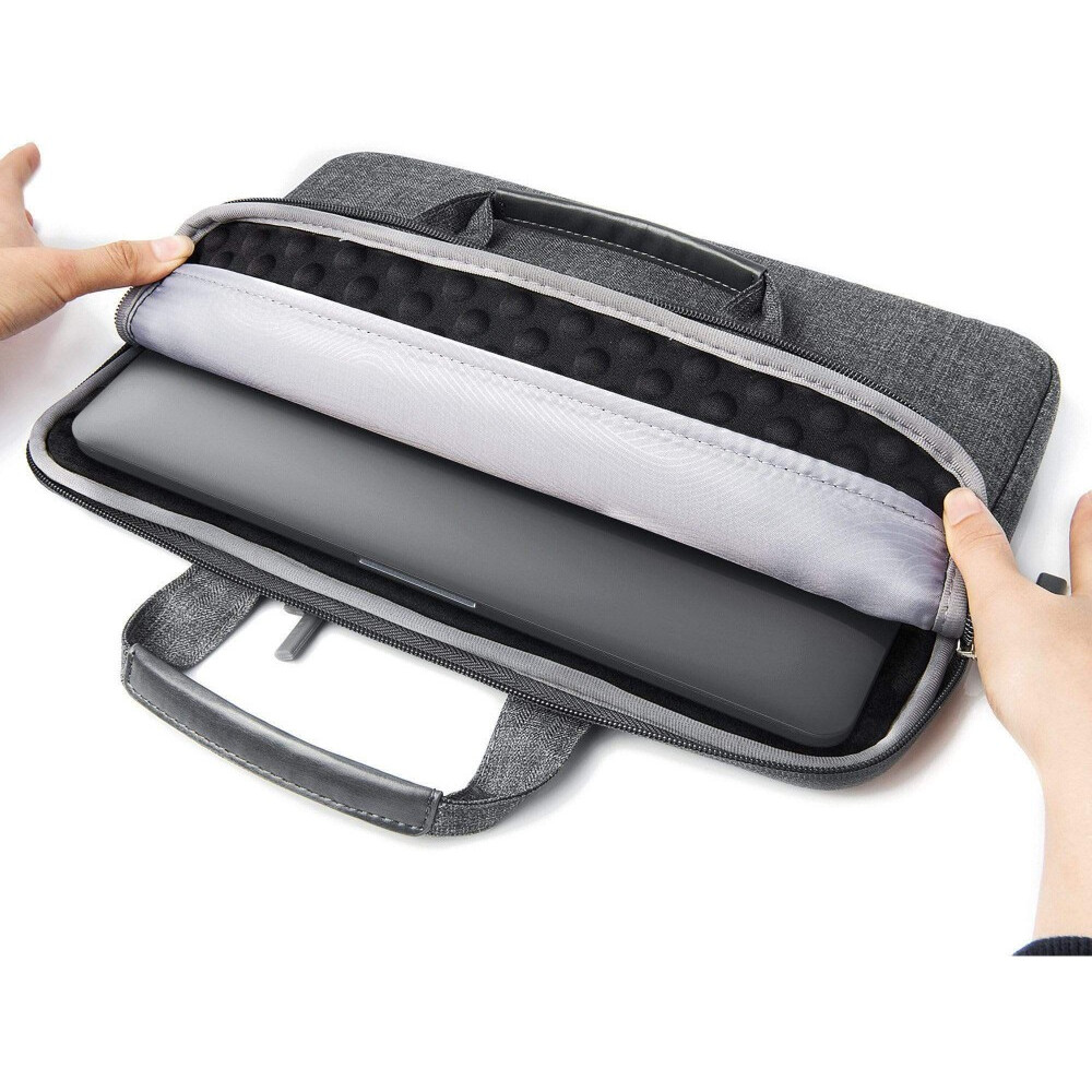 Сумка для ноутбука Satechi Water-Resistant Laptop Carrying Case Gray (ST-LTB15) - фото 4