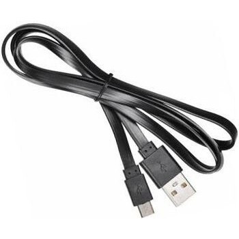 Кабель USB A (M) - microUSB B (M), 1м, Buro (BHP MICROUSB 1M FLAT) Black - фото 2