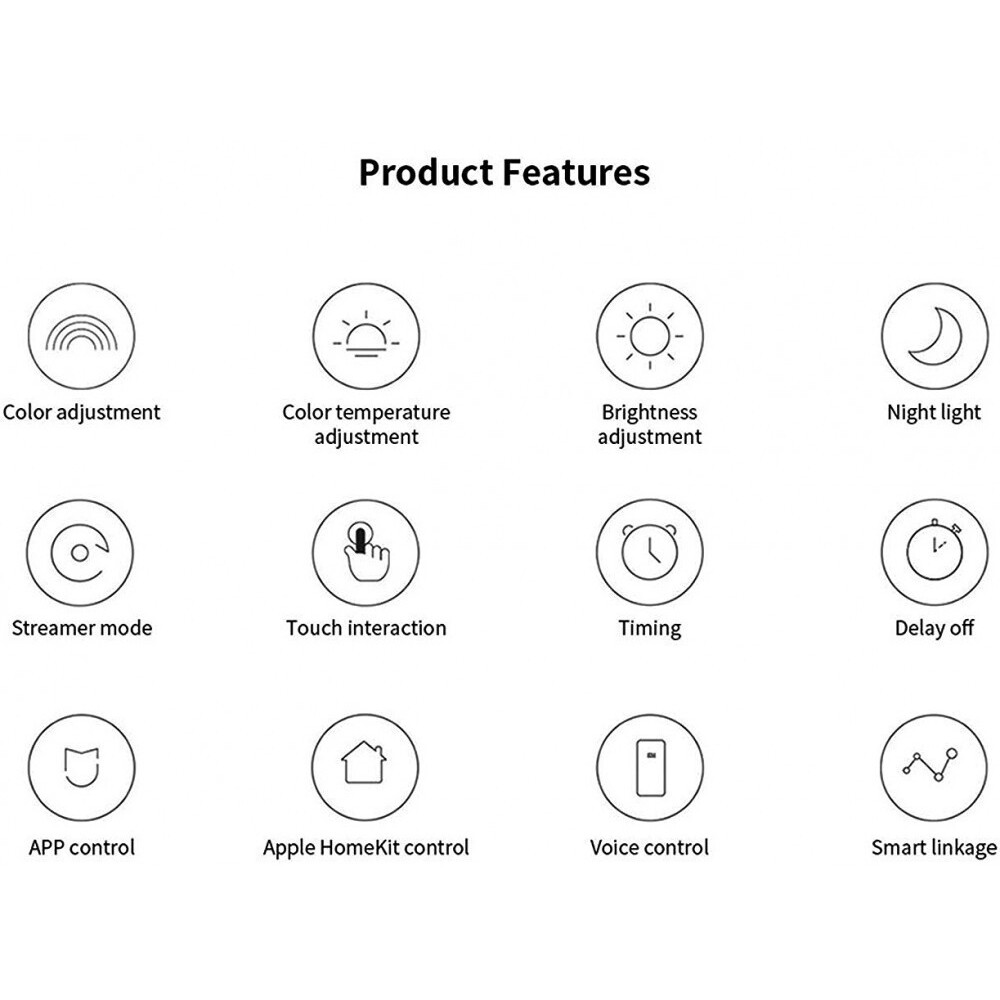 Умная лампа Xiaomi LED Smart Lamp D2 - YLCT01YL/YTDE0219001WTGL - фото 2