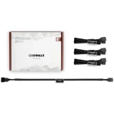 Кабель удлинительный 4-pin - 4-pin, 0.3м, Noctua NA-SEC1 Chromax Black (4 шт.) (NA-SEC1.BLACK)