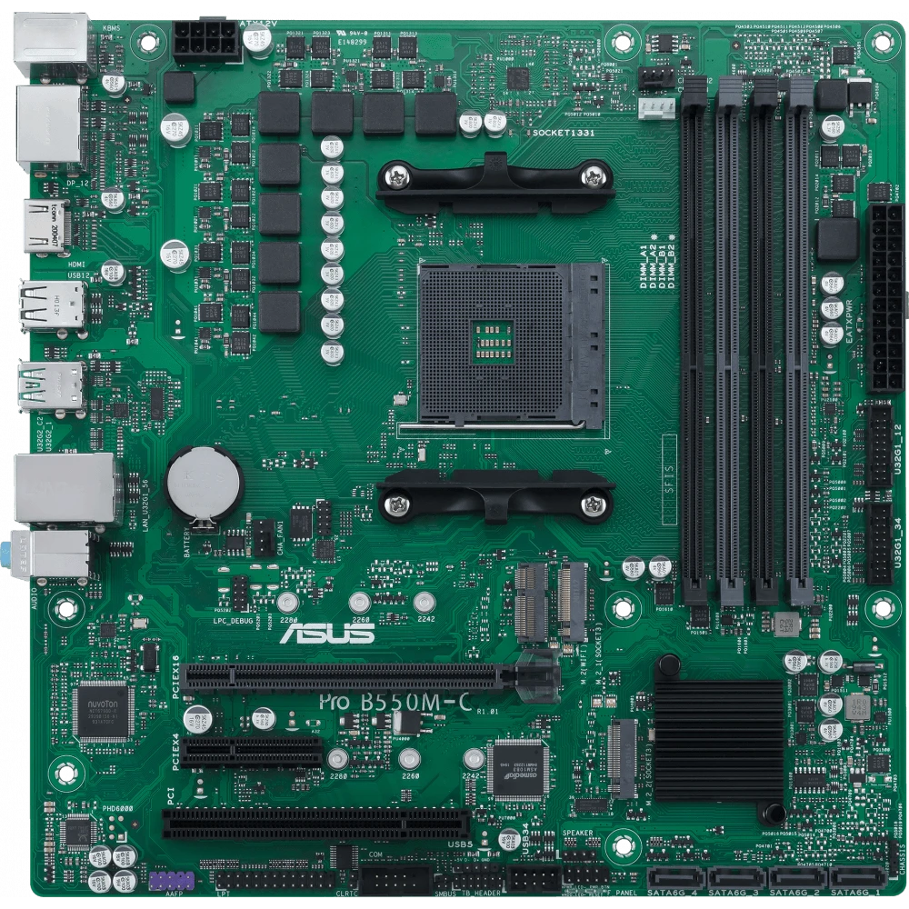 Материнская плата ASUS PRO B550M-C/CSM