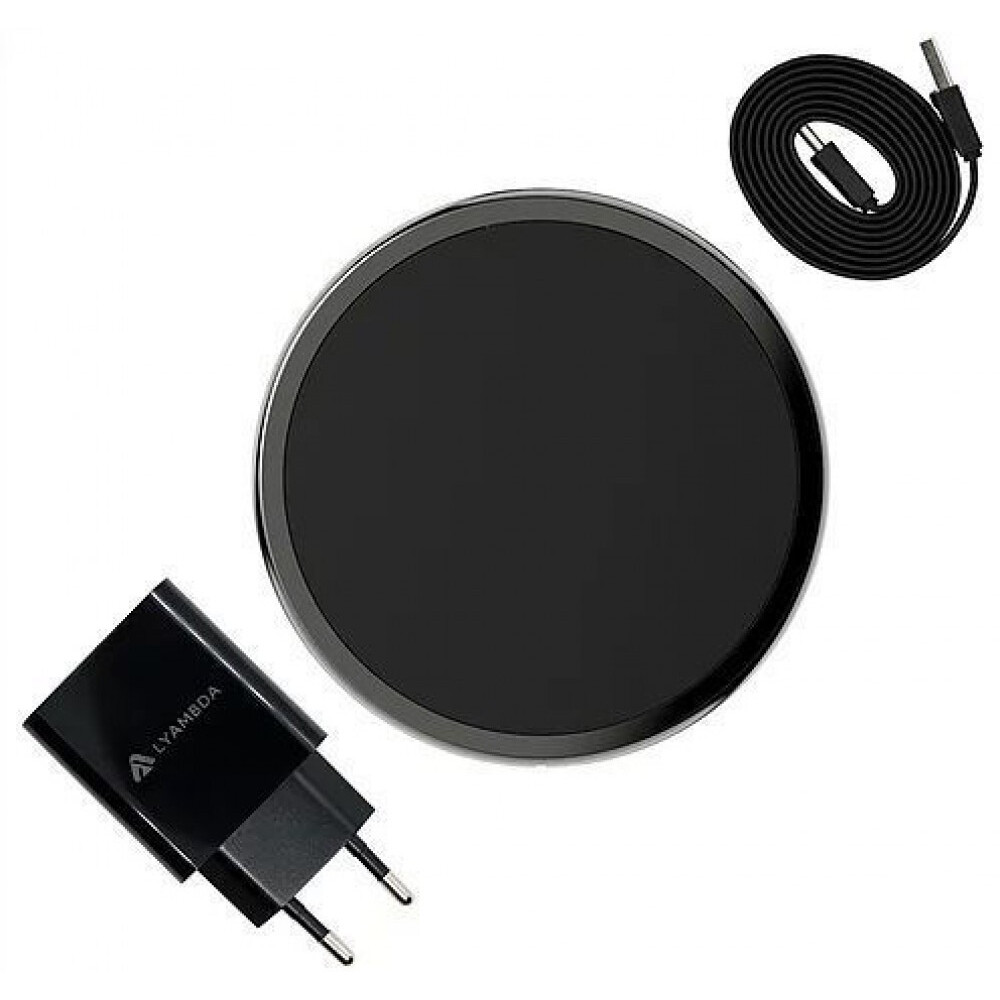 Беспроводное зарядное устройство Lyambda LNT3-BK - фото 2