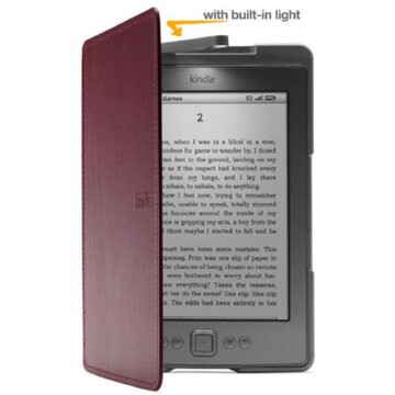 Чехол Amazon Kindle Lighted Leather Cover Wine Purple - фото 2